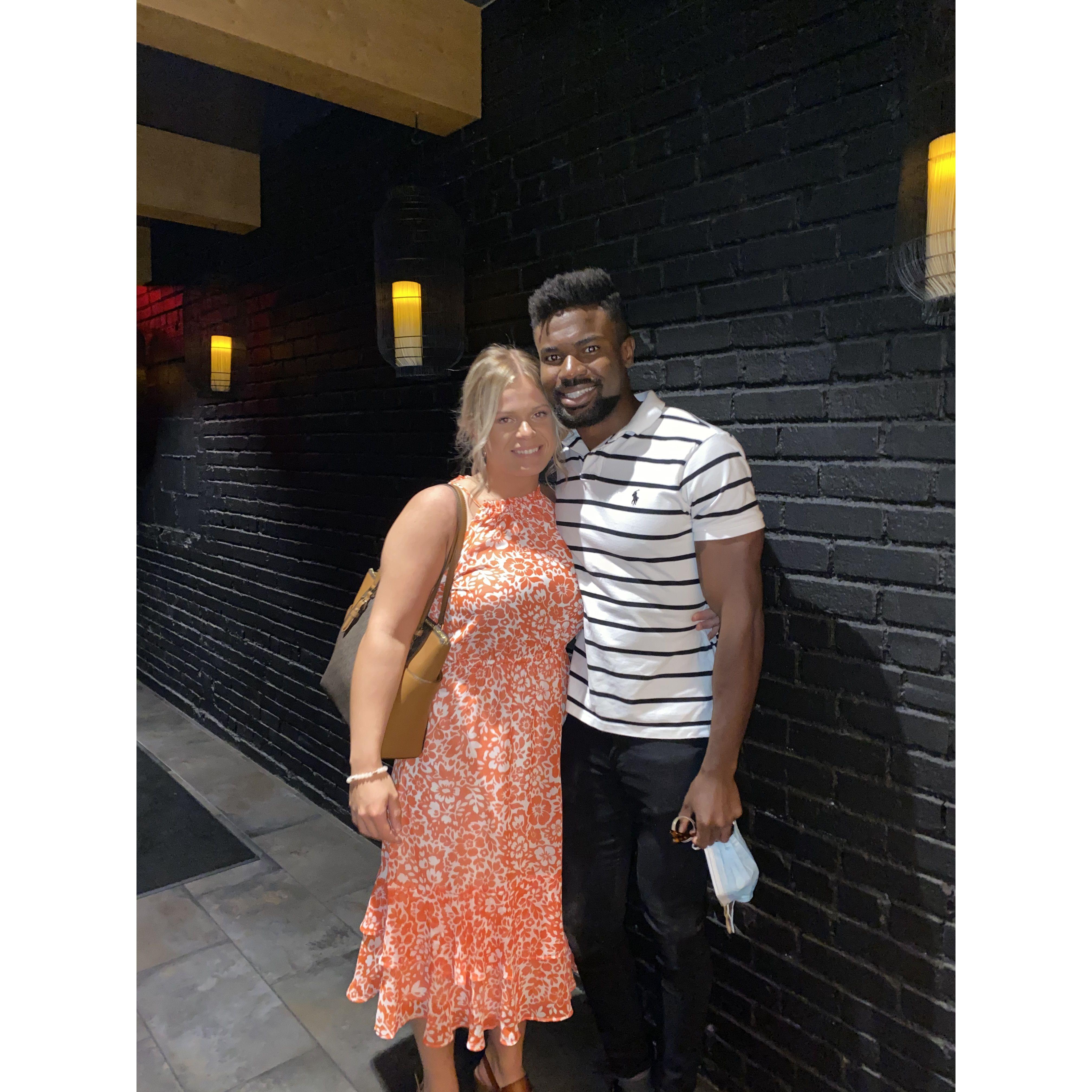 Our very first photo together :) 2020 Pandemic