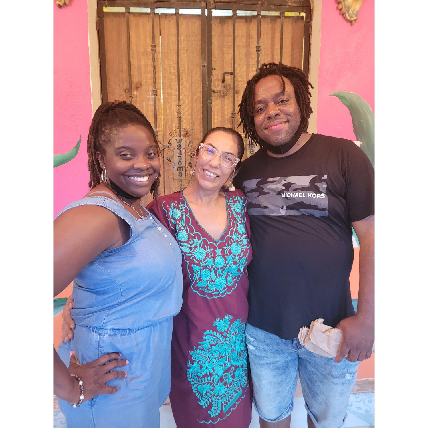 Tiffany & Jullian in Tulum, Mexico after a cooking class