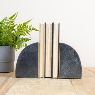 Arched Marble Bookend, Set of 2