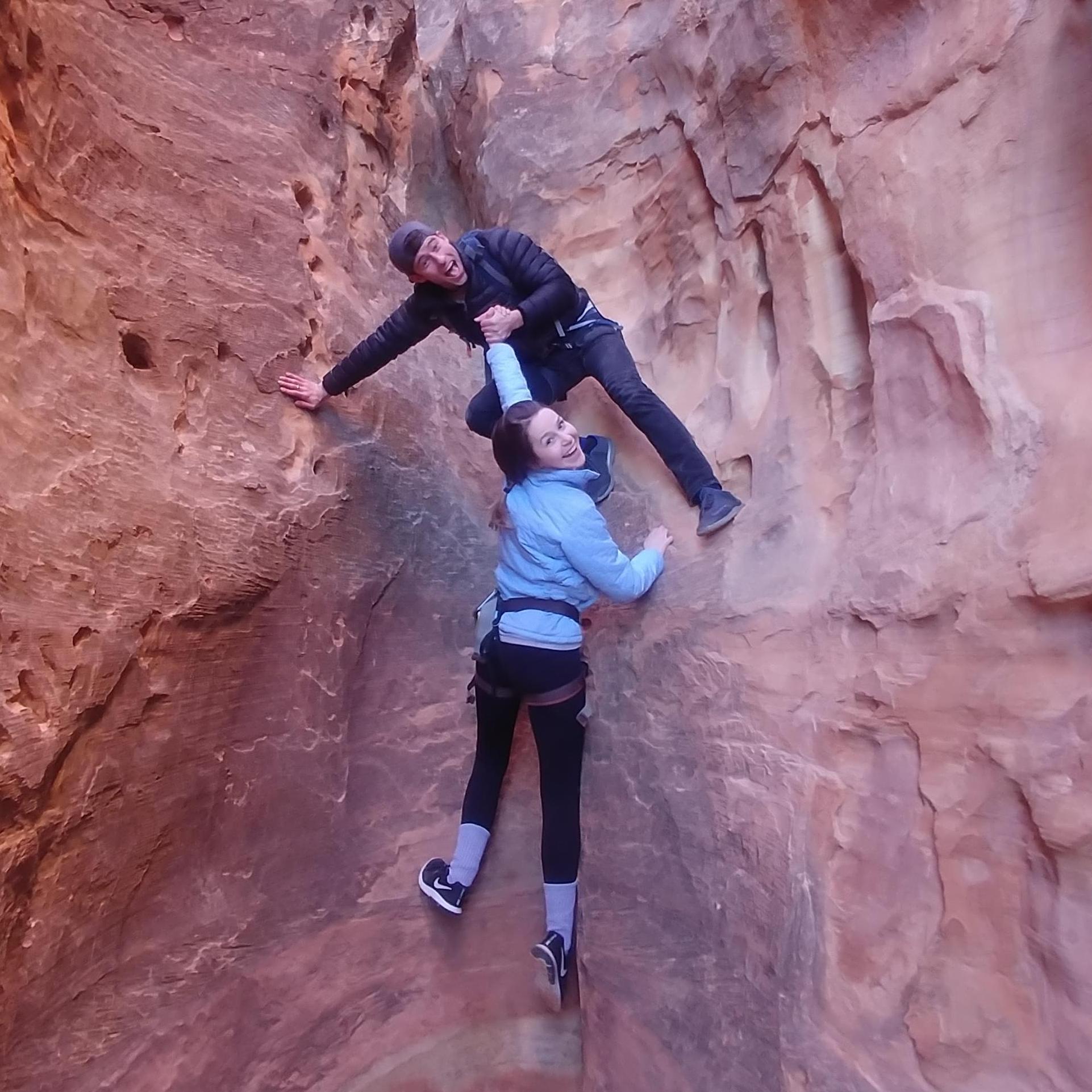 And more rock climbing...