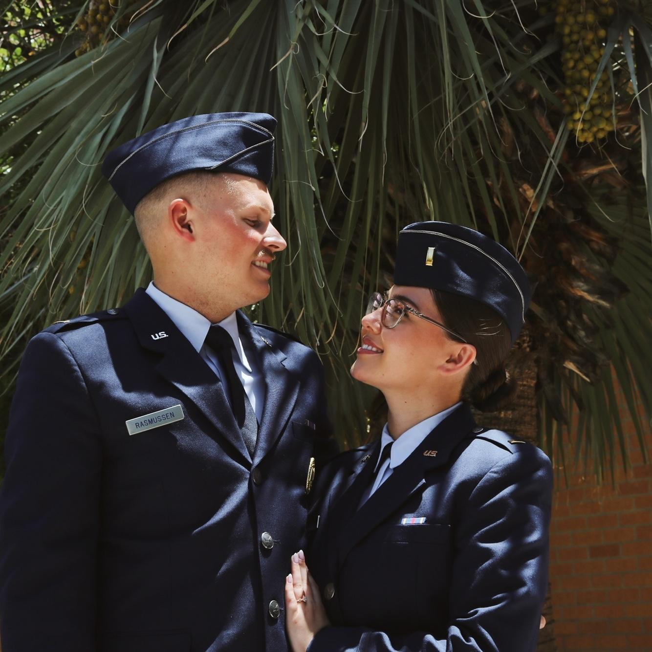 We commissioned into the Air Force together on May 13th, 2025!