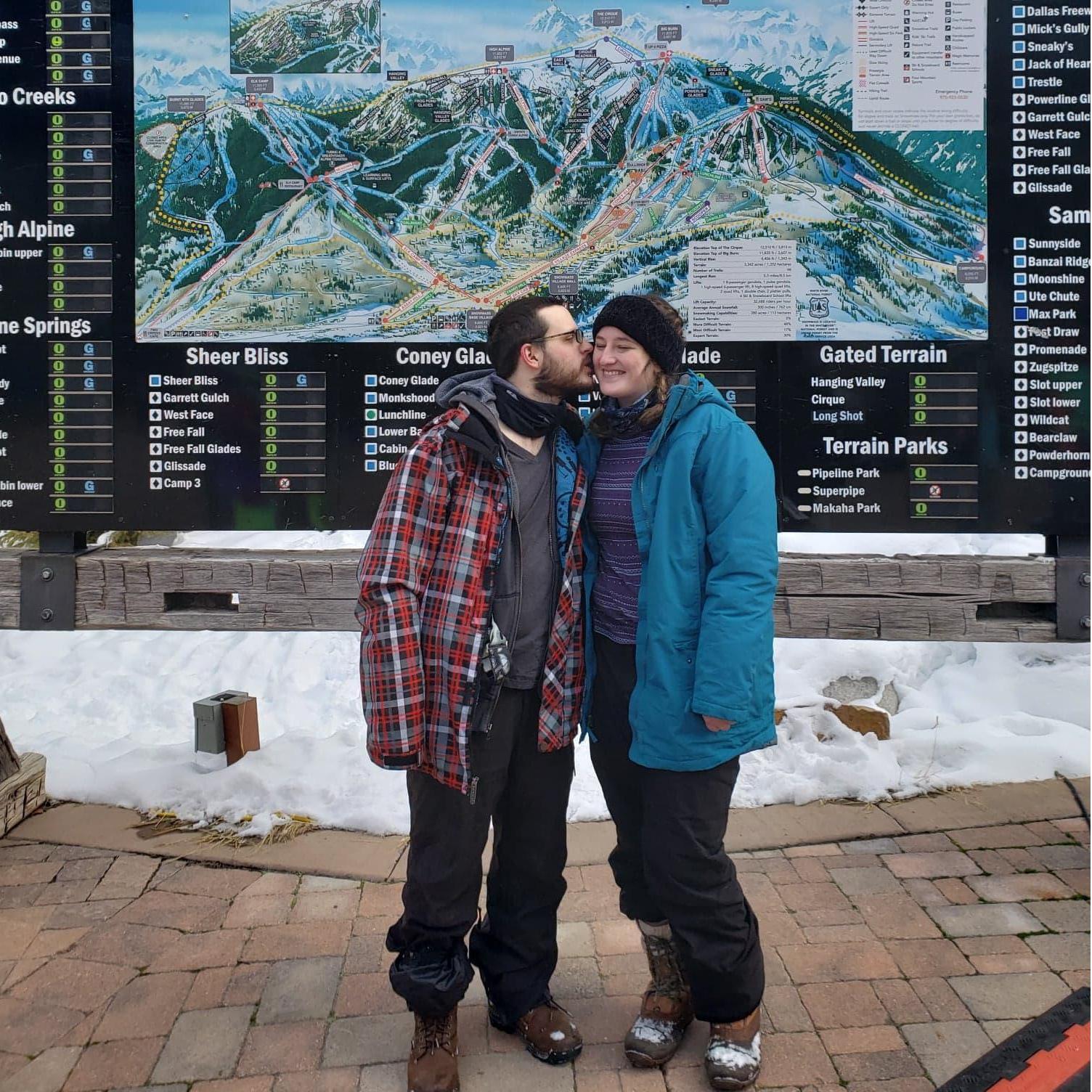Second time snowboarding "together" in Aspen, Colorado! [2021]