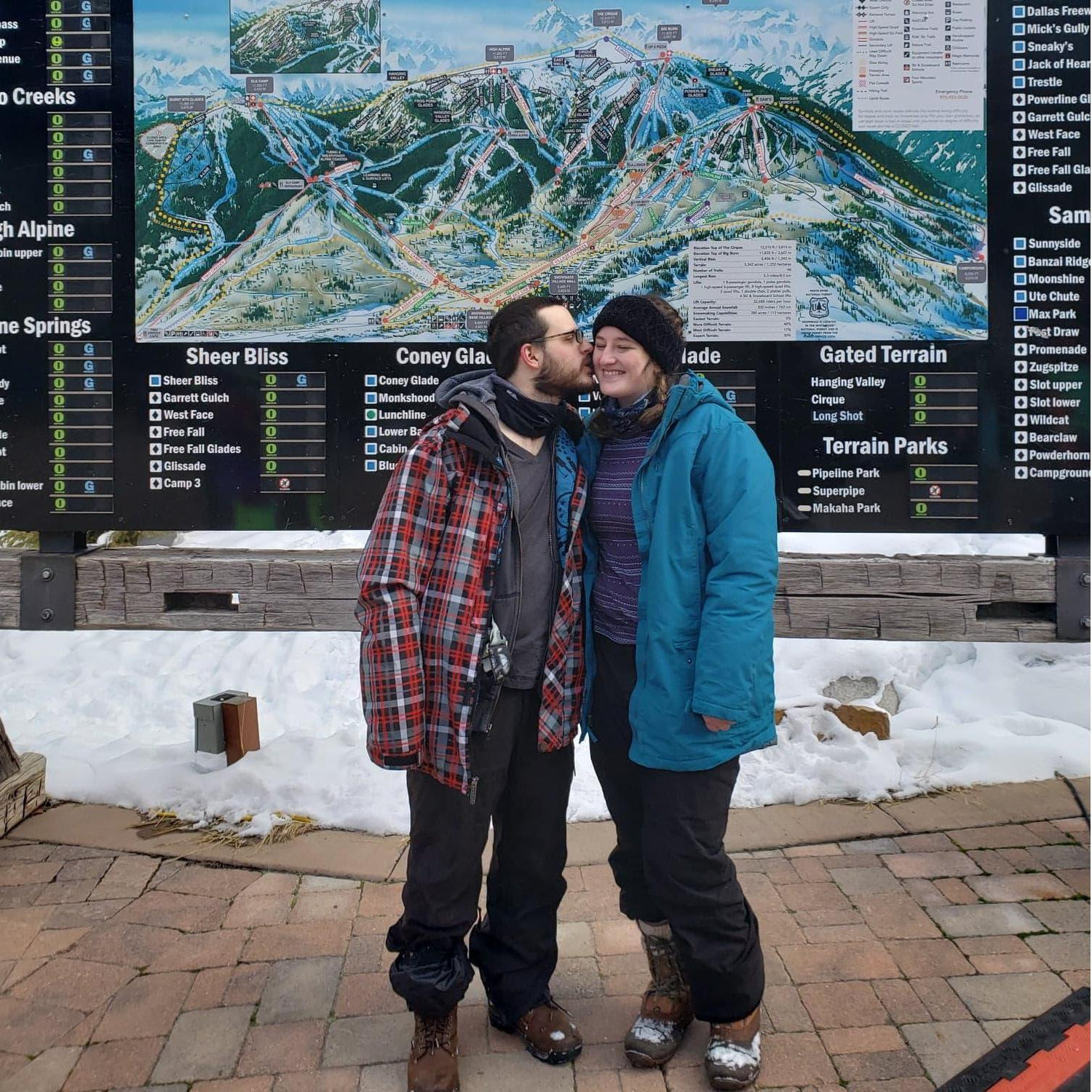 Second time snowboarding "together" in Aspen, Colorado! [2021]