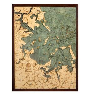 Wood Chart - Boston Harbor