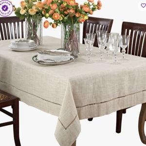 Cowen Solid Color Tablecloth - 104" x 65"