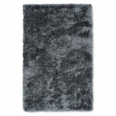 Kaleen Posh Posh 9-Foot x 12-Foot Shag Area Rug in Grey