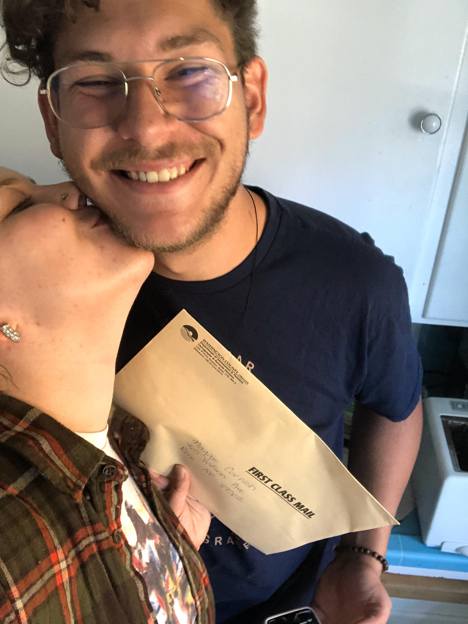 Receiving the Marriage Application from Oregon!