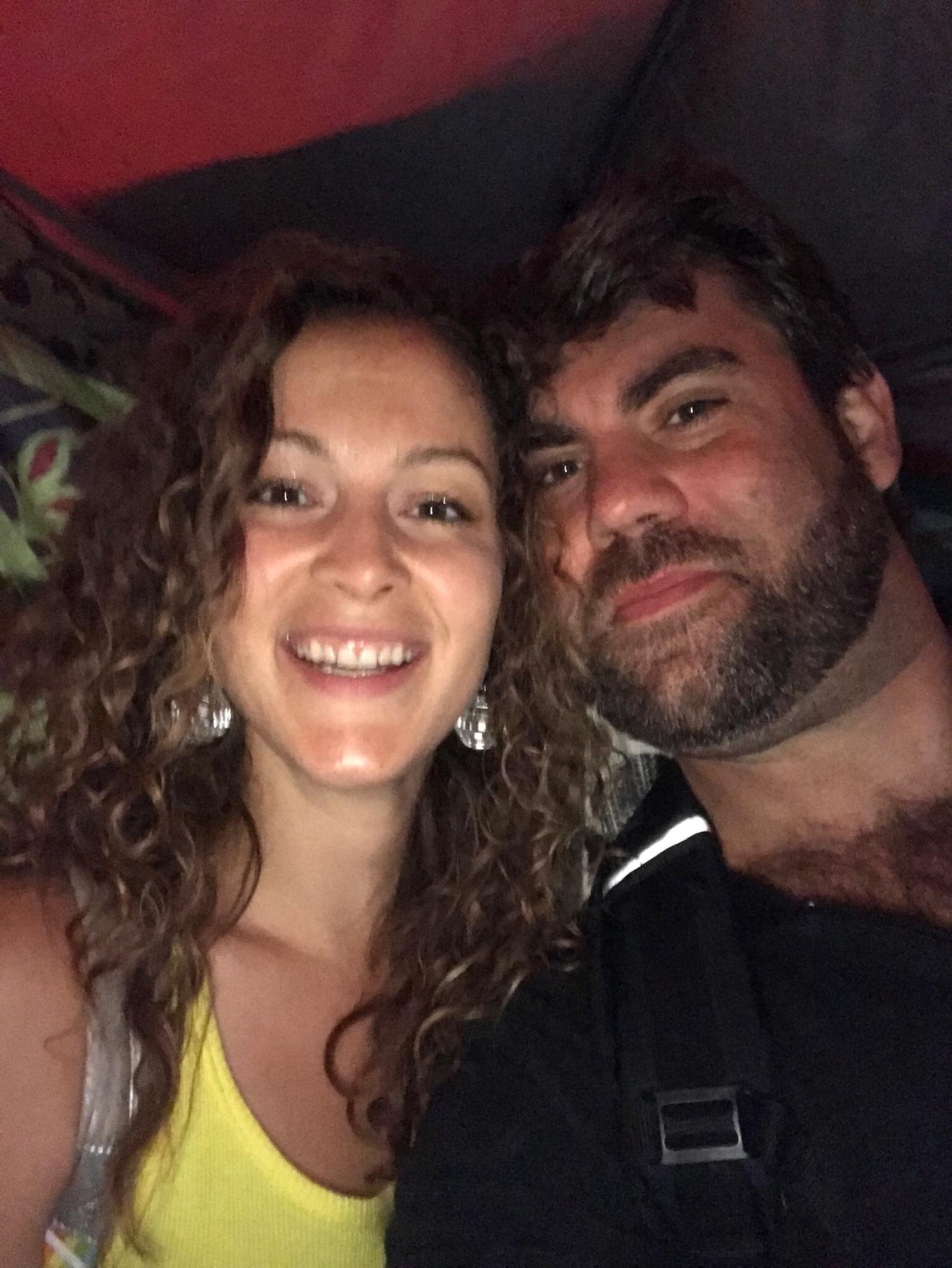 Our first photo together at Wormtown Music Festival, where we met. Eric asked for Julie's number to send this picture. Nice move :)