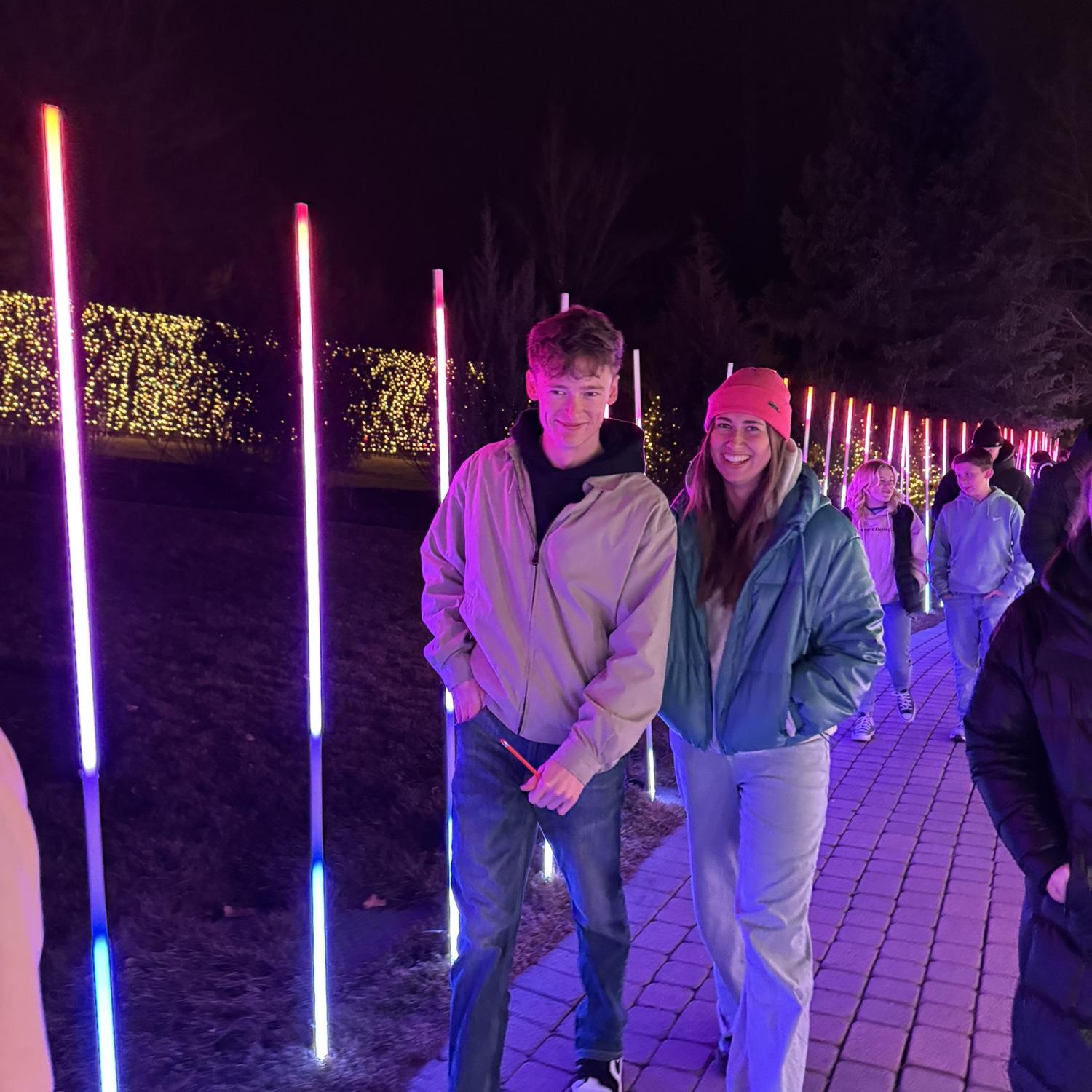 Xmas lights w Paige’s family Dec 2024!