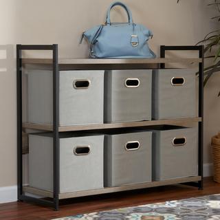 Fabric Storage Cube Bin, Set of 6