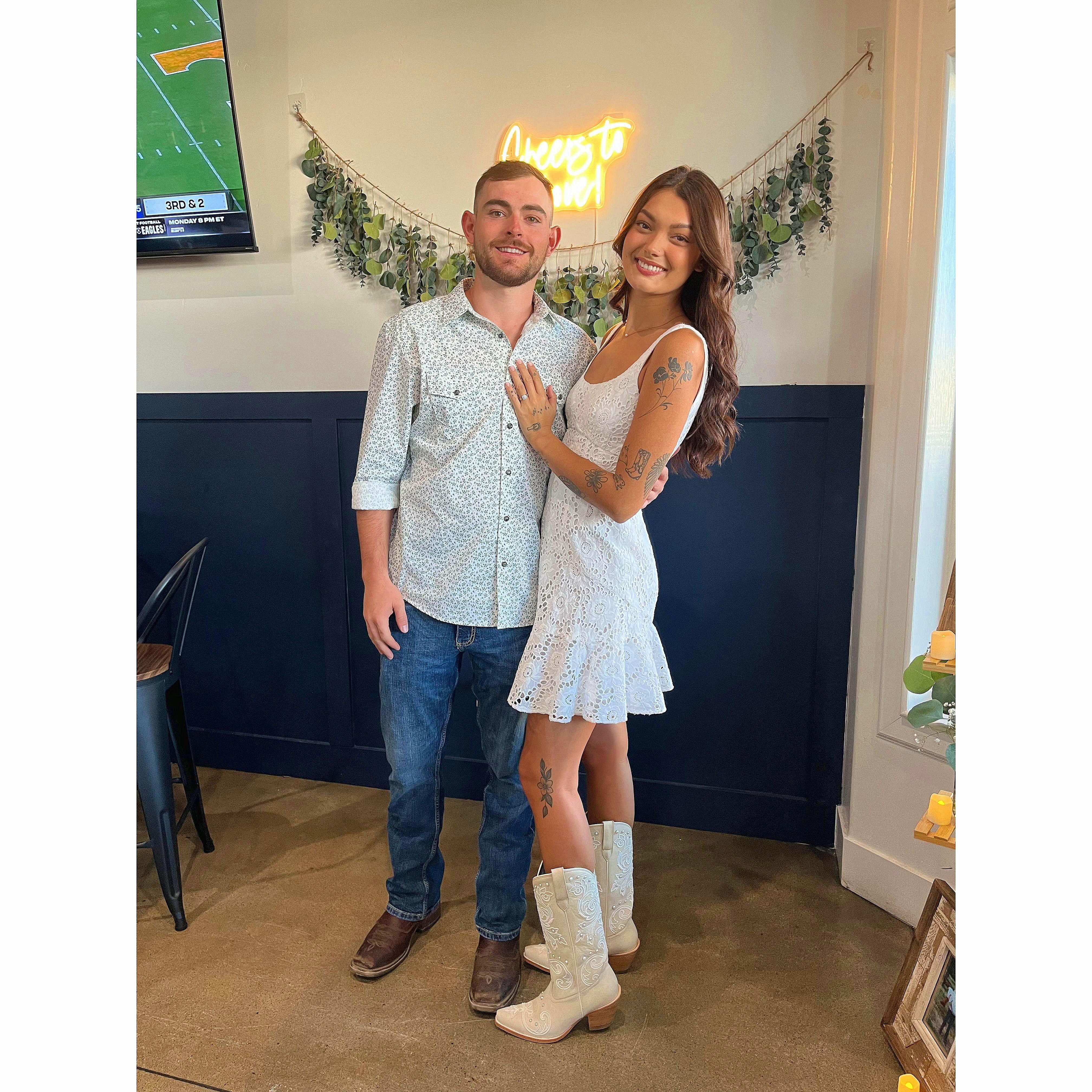 Had the engagement party of our dreams!