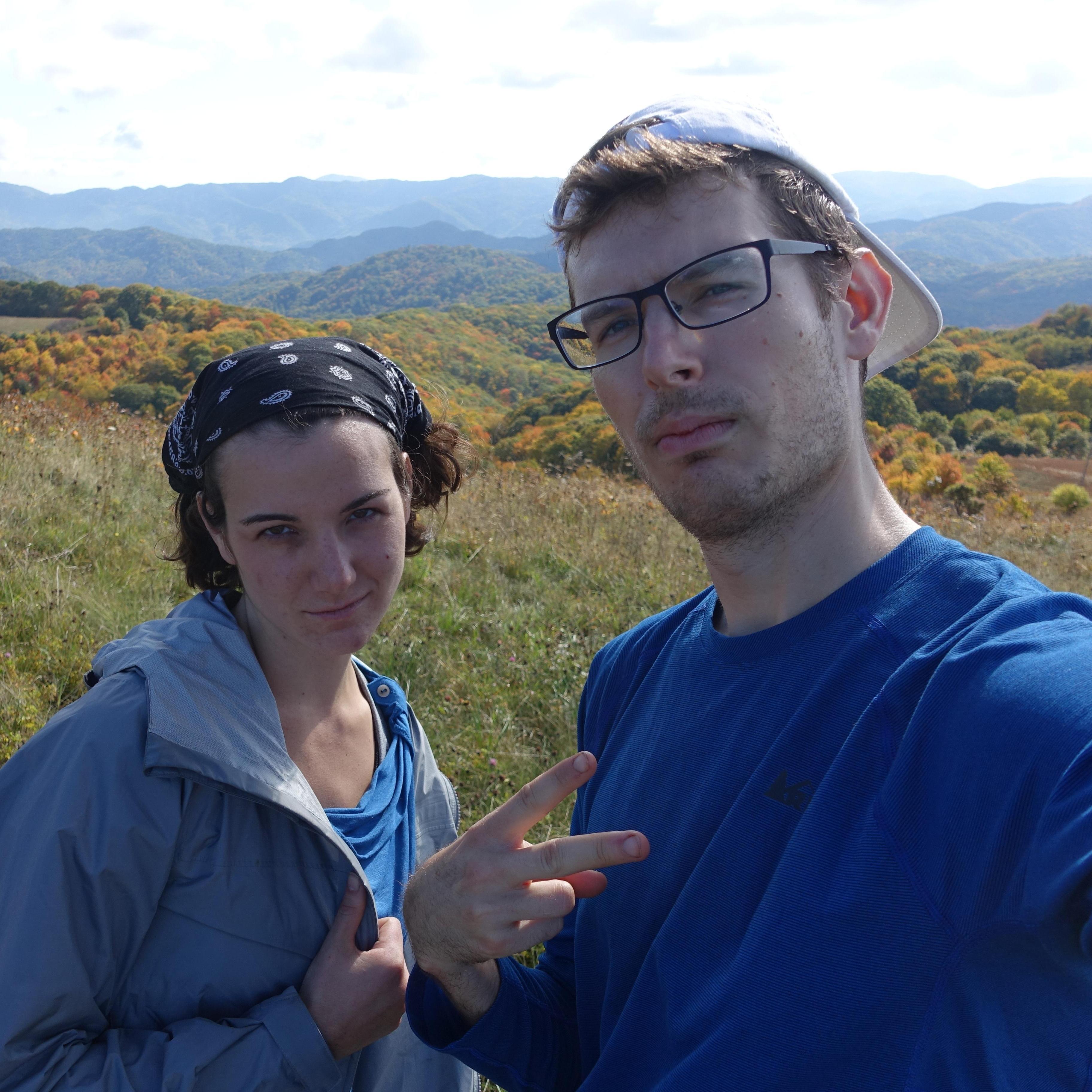 Hiking at Max Patch