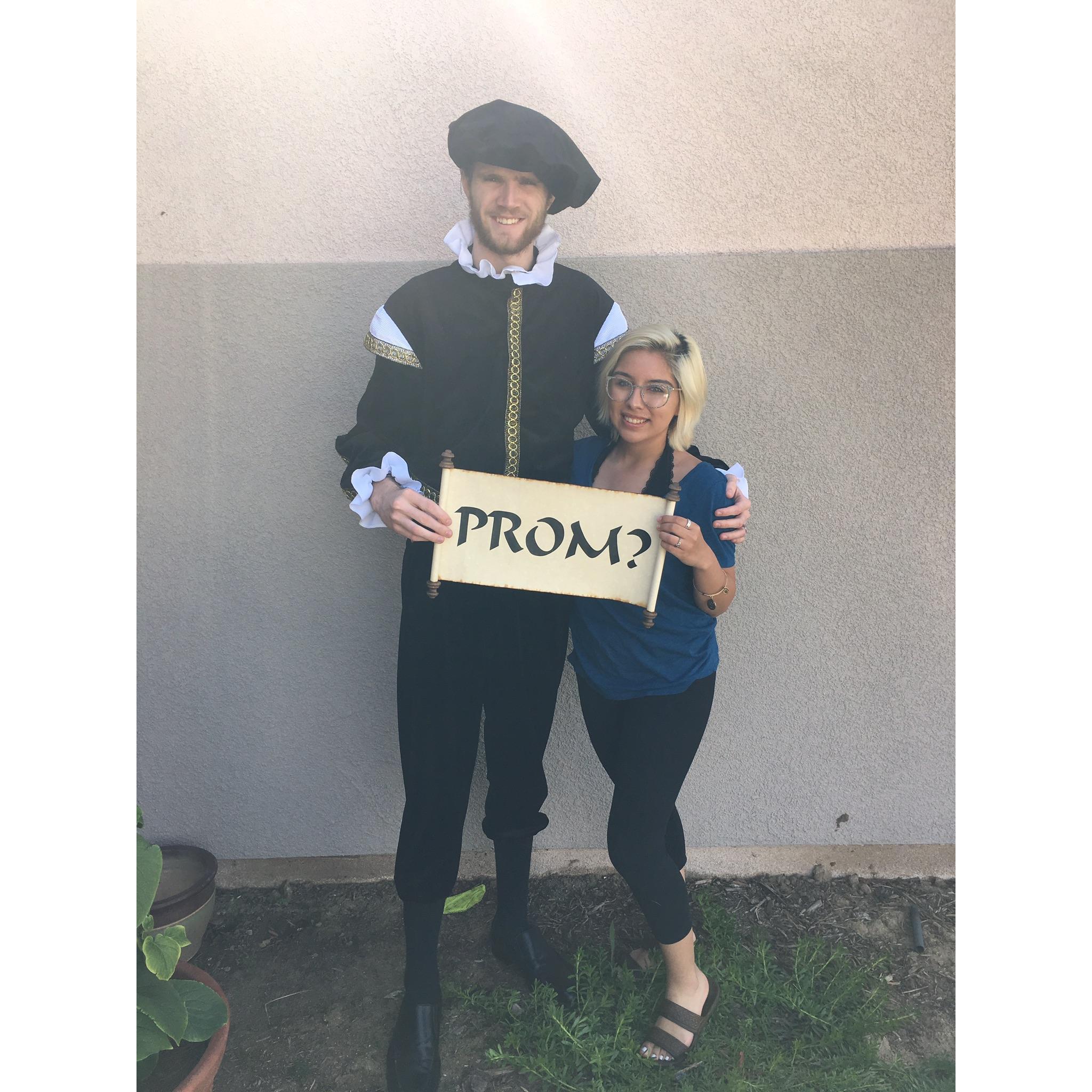 Daniel asking Francine to prom