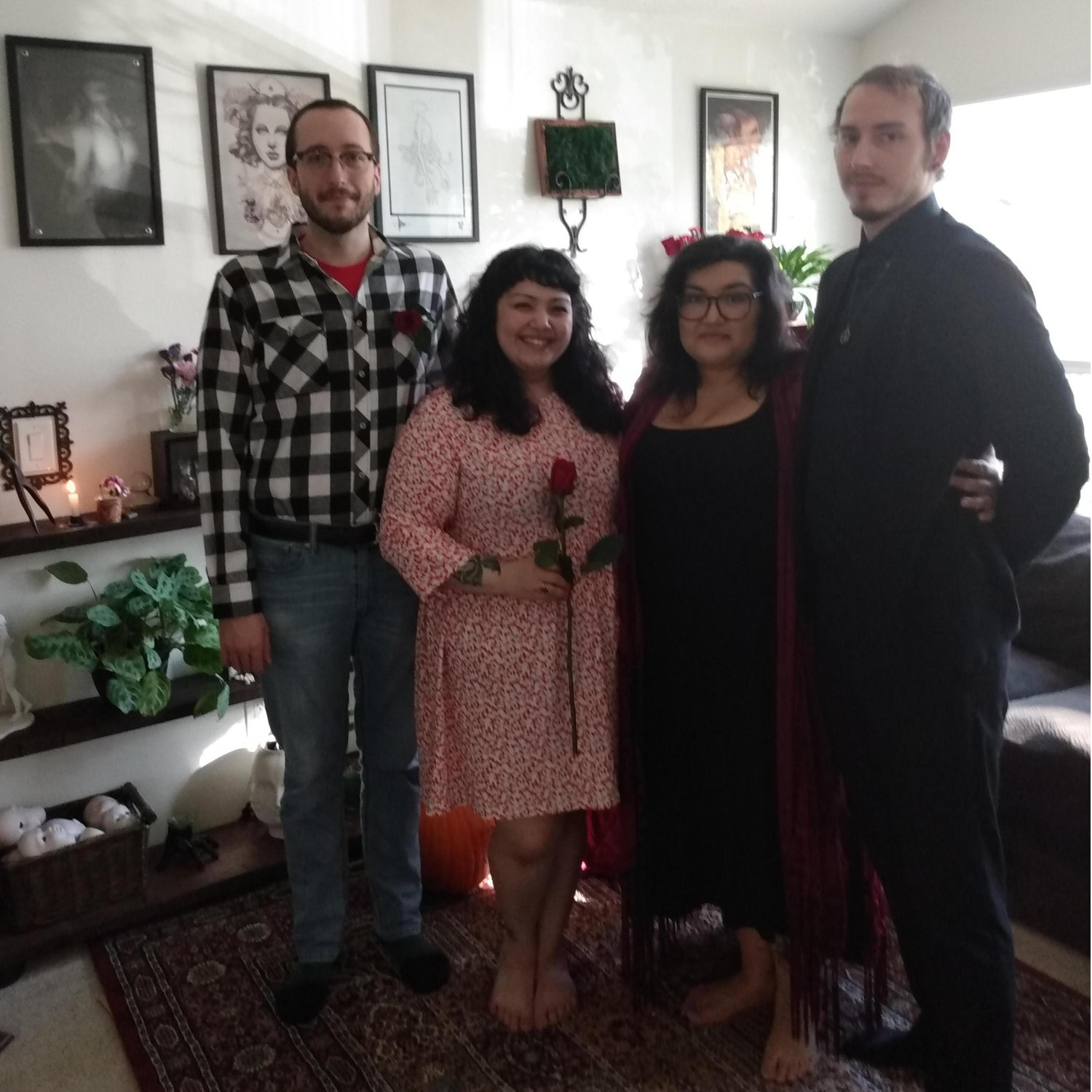 Newlyweds with Raquel and Will