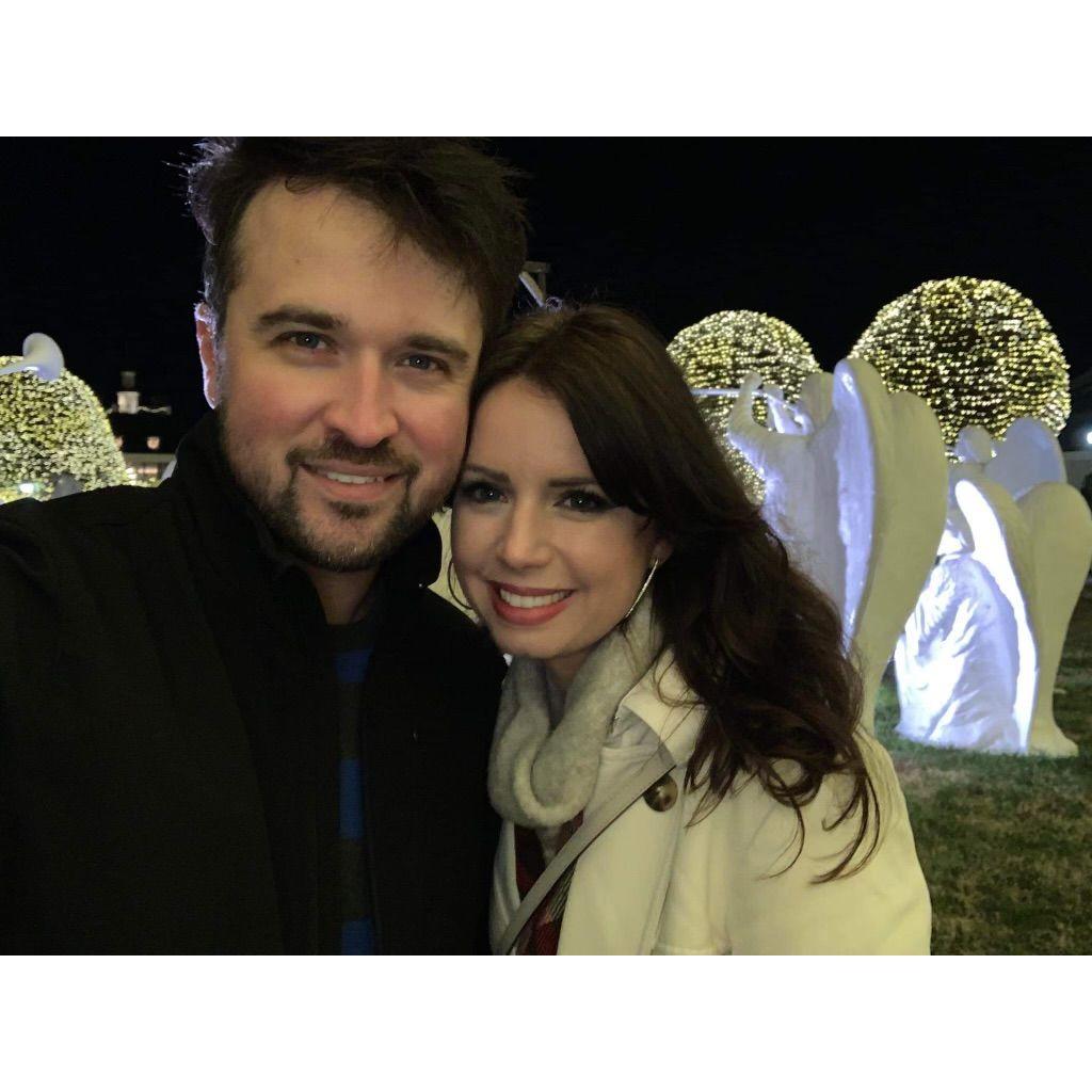 Our first Christmas as a couple! We look forward to our first Christmas as a husband and wife!