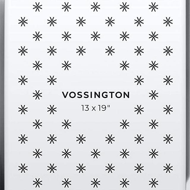 Vossington 13x19 Frame | Exclusive Silver Picture Frame | 13 x 19 Inch | Thin Modern Chrome Look