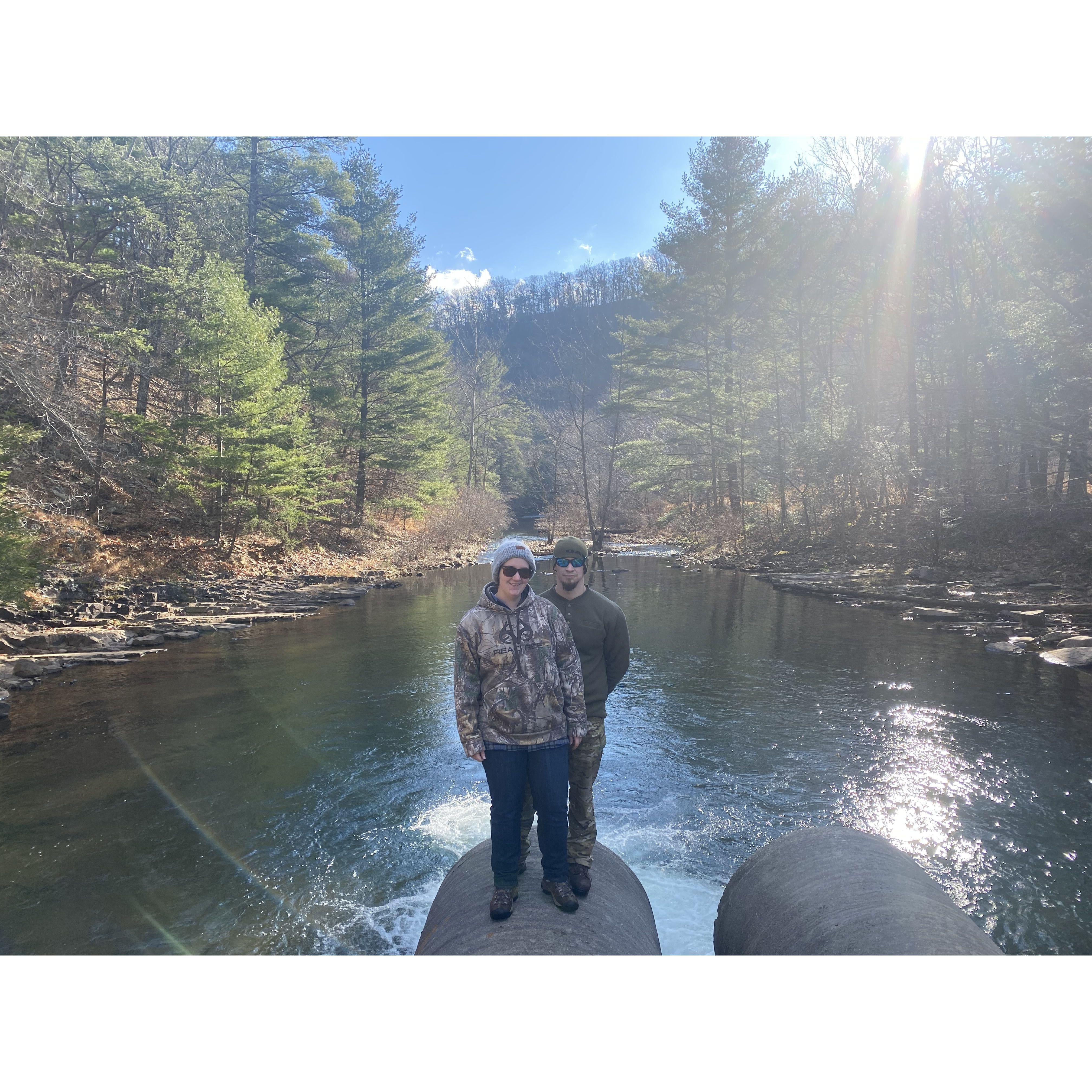 First camping trip together. - November 2020