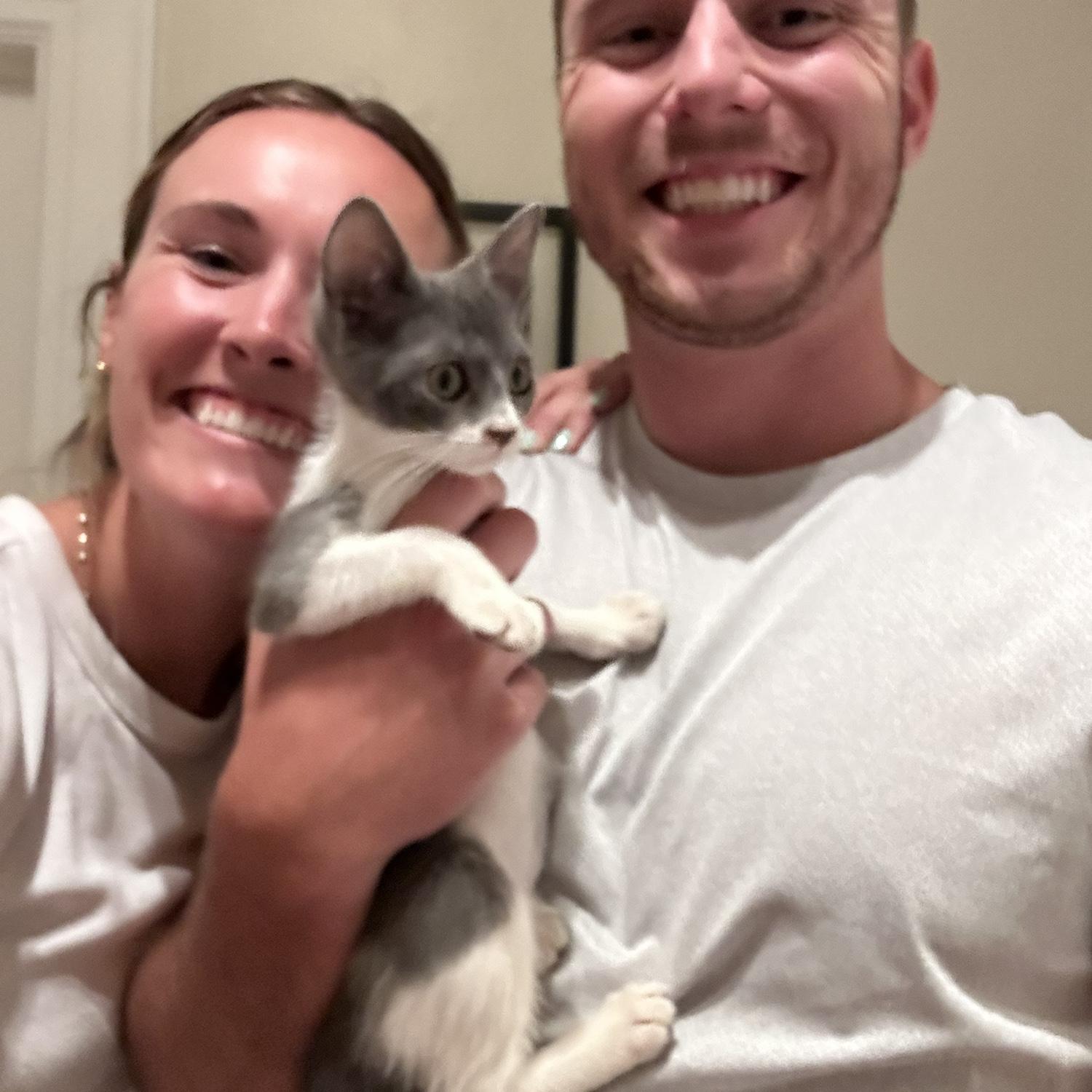 Glizzy's first day home <3