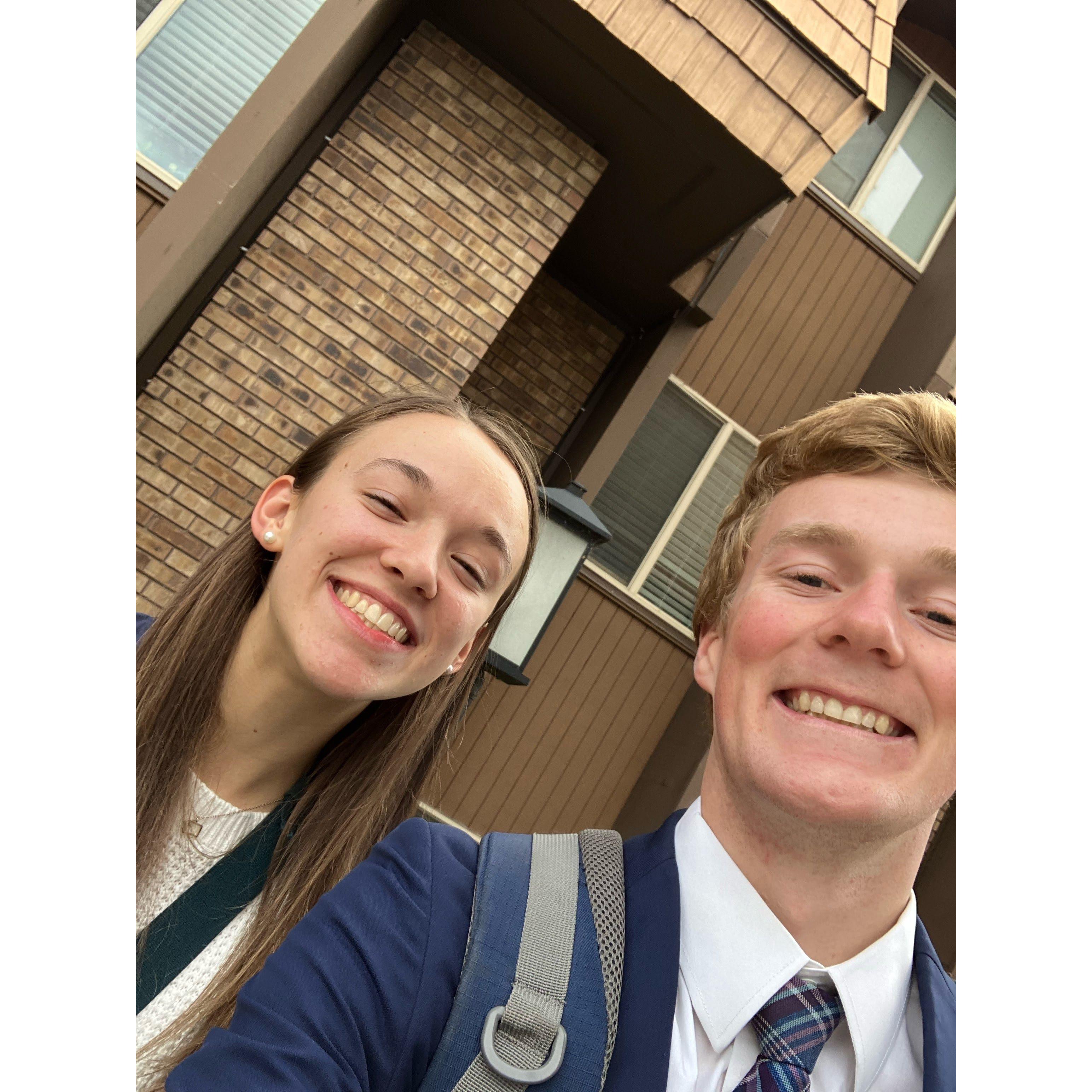 A couple days before we started dating