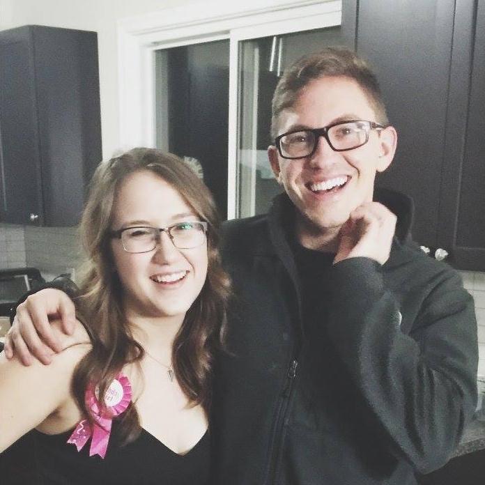 One of our first photos together for Heather's 21st birthday.