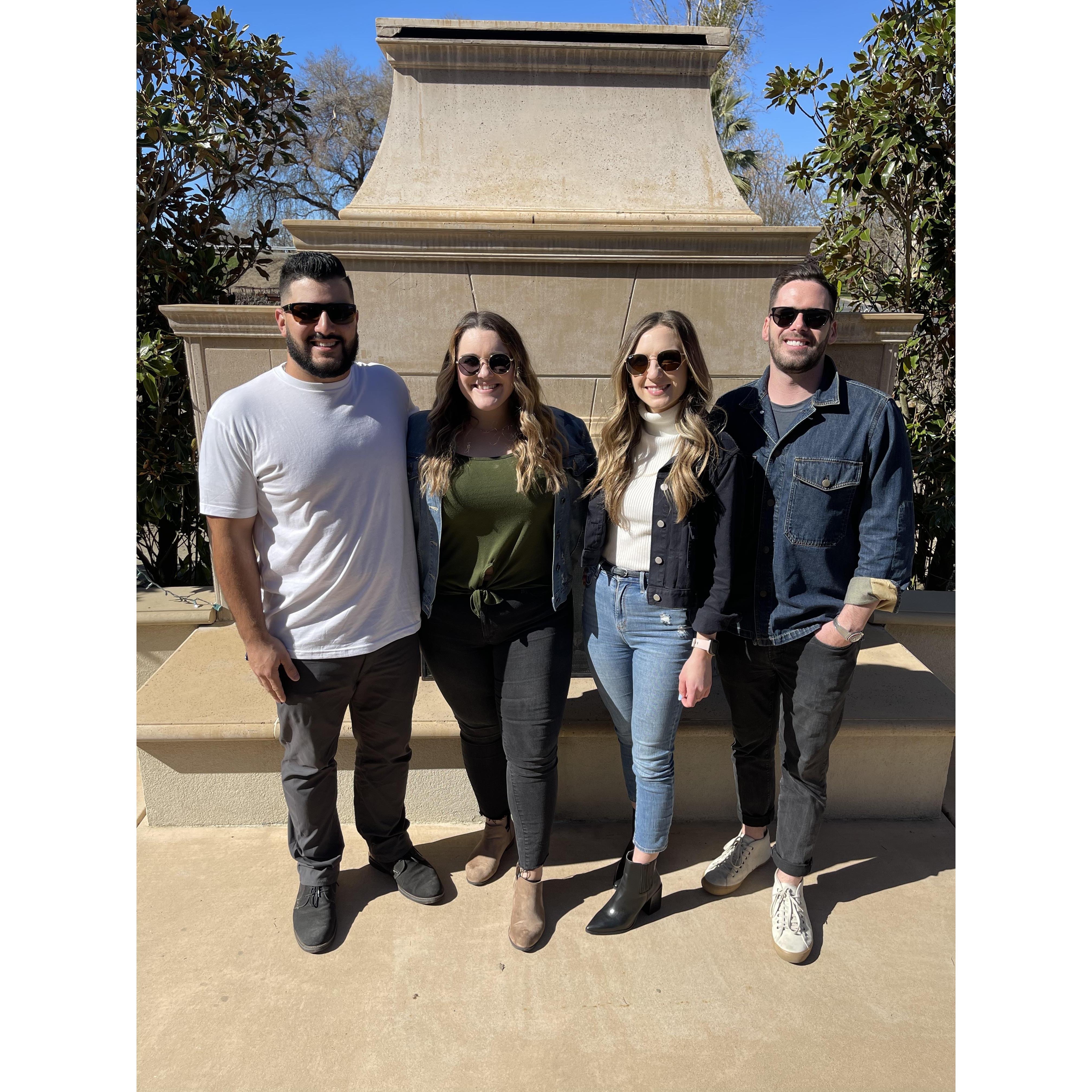Scribner Bend Vineyards with Rebecca's oldest friend, Laura, and her boyfriend Tim; Sacramento, CA
2021
