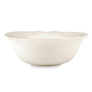 Lenox® French Perle Bead Serving Bowl in White