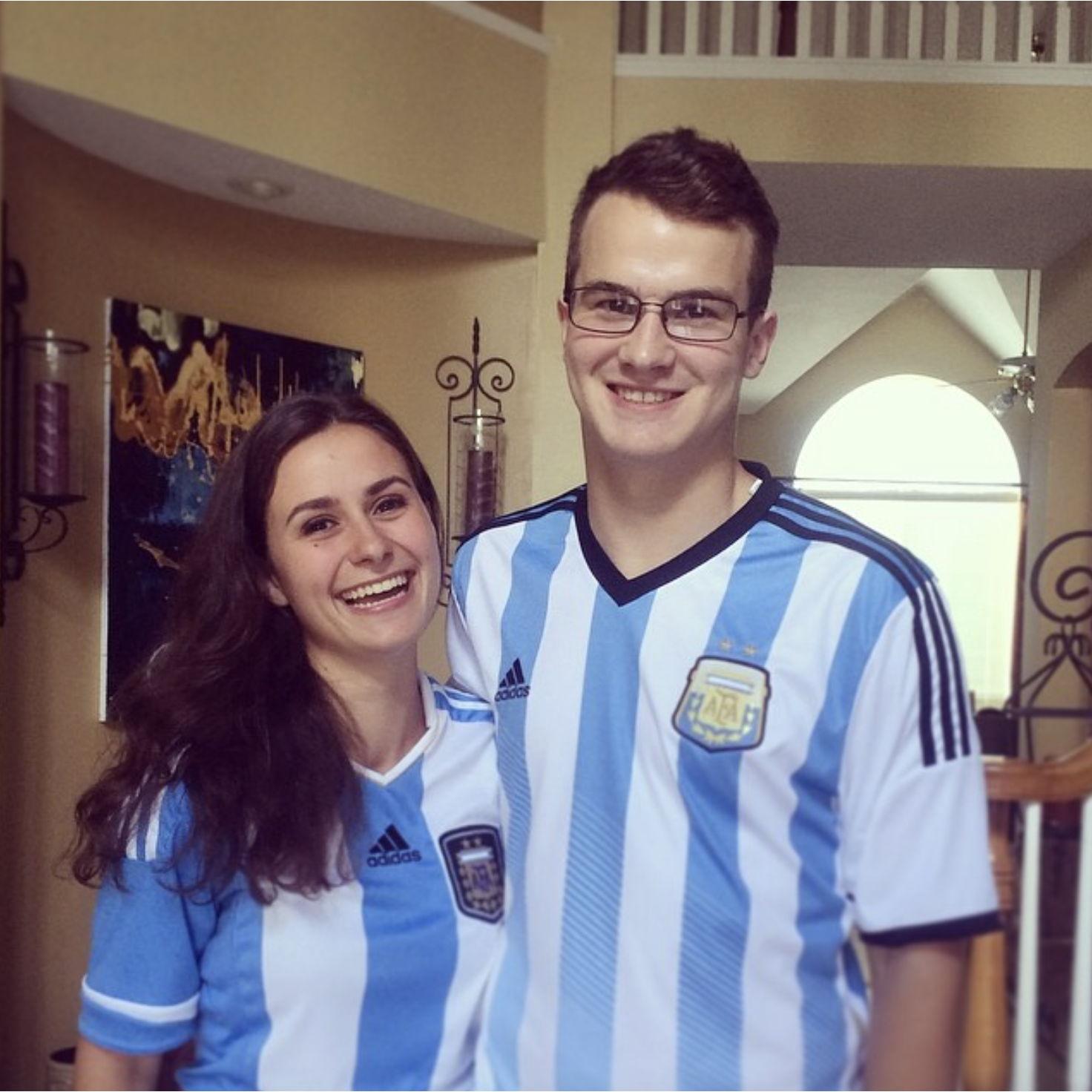Julianne's mom is from Argentina - we enjoy watching Argentina's national soccer team during World Cup time