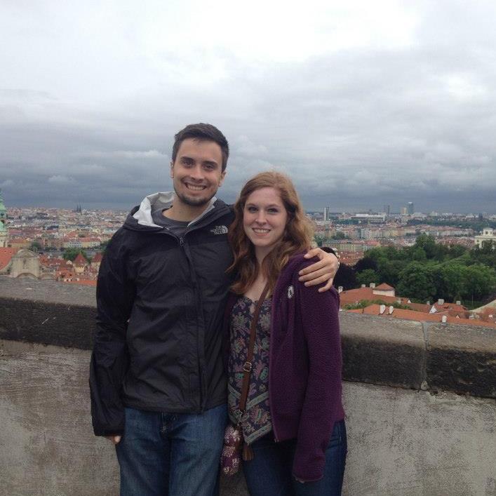 May 2014, Prague, Czech Republic: Enjoying the views, goulash, & beer in Prague