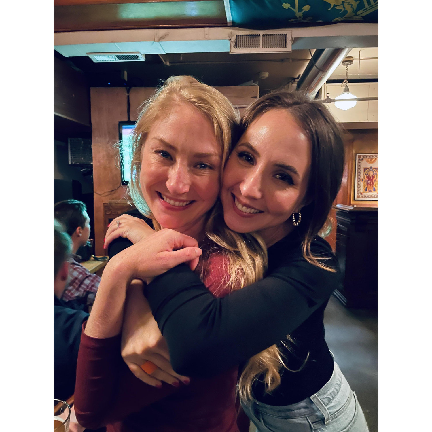 Alyssa & her friend Maren. Maren and Trevor’s best friend/groomsman Wil just got married in July!