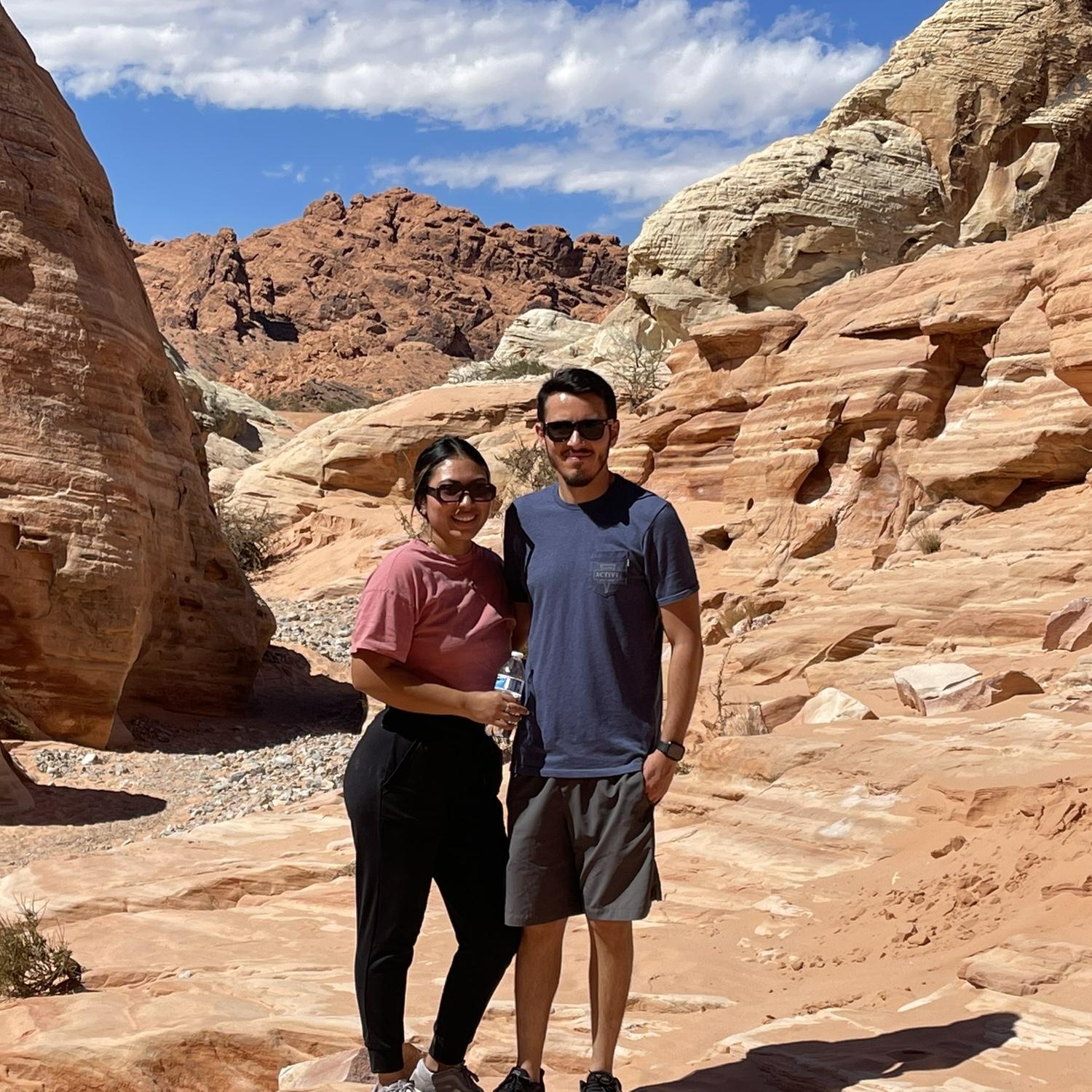 At Valley of Fire State Park in Nevada