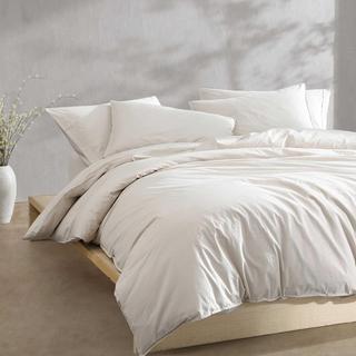 Washed Percale 3-Piece Comforter Set