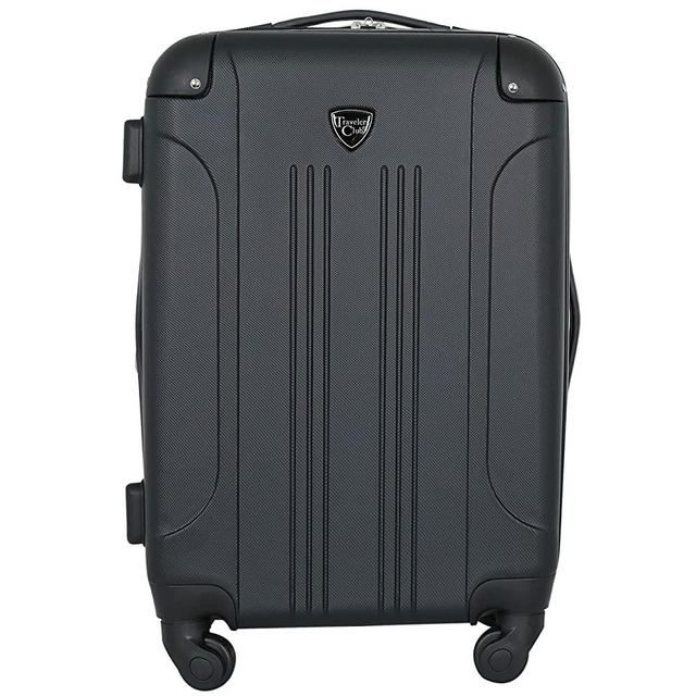 Travelers Club 20" Chicago Expandable Spinner Carry-On Luggage, Black
