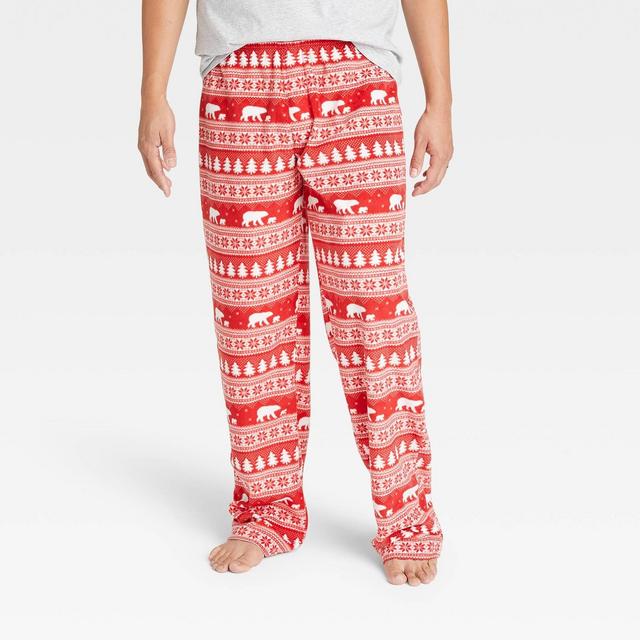 Men's Holiday Fairisle Matching Family Pajama Pants - Wondershop™ Red L