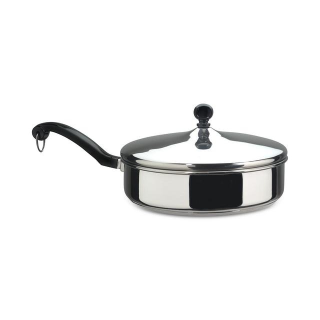 Farberware Classic Series Stainless Steel 2.75-Qt. Sauté Pan & Lid