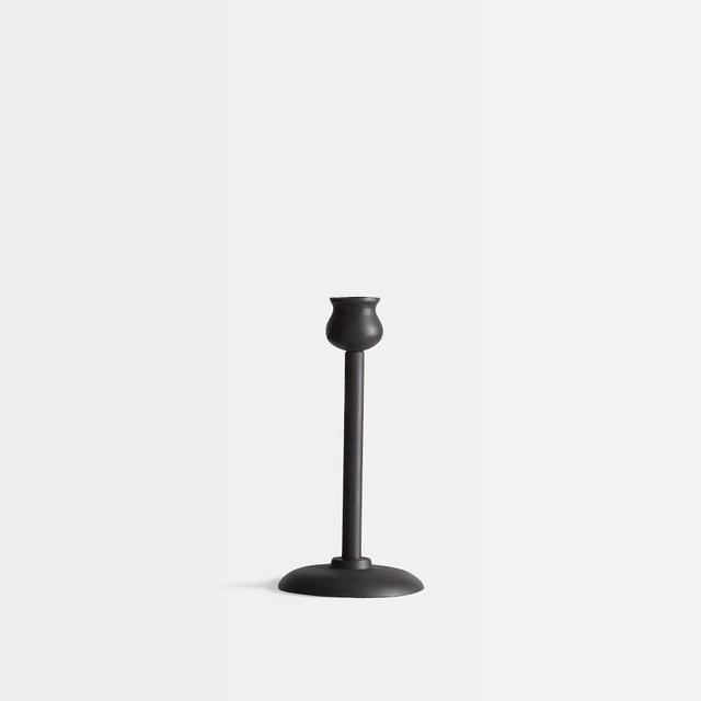 Booker Candleholders, Small Taper, Bronze