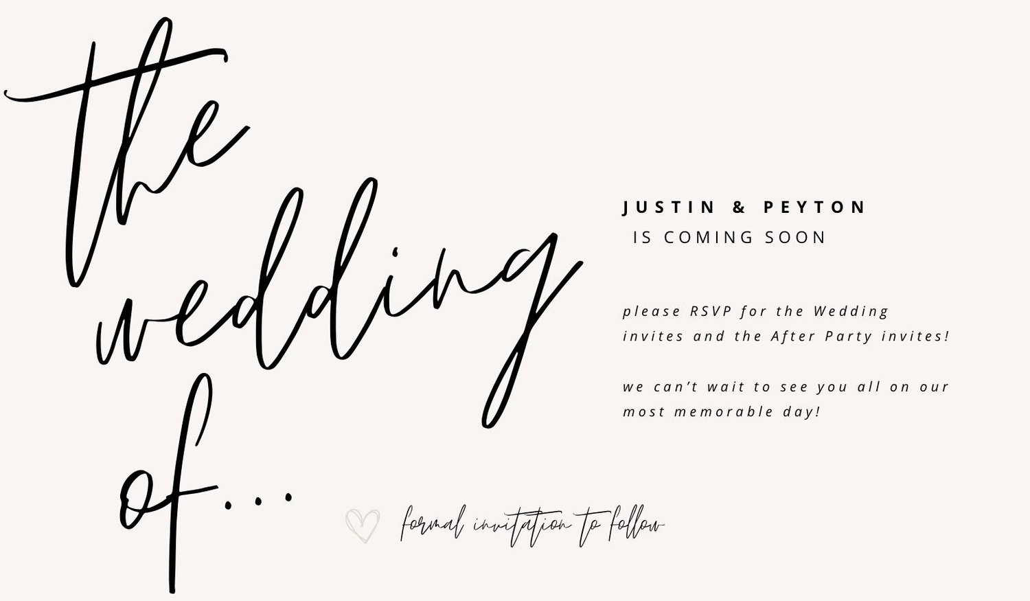 The Wedding Website of Peyton Zingle and Justin Blair