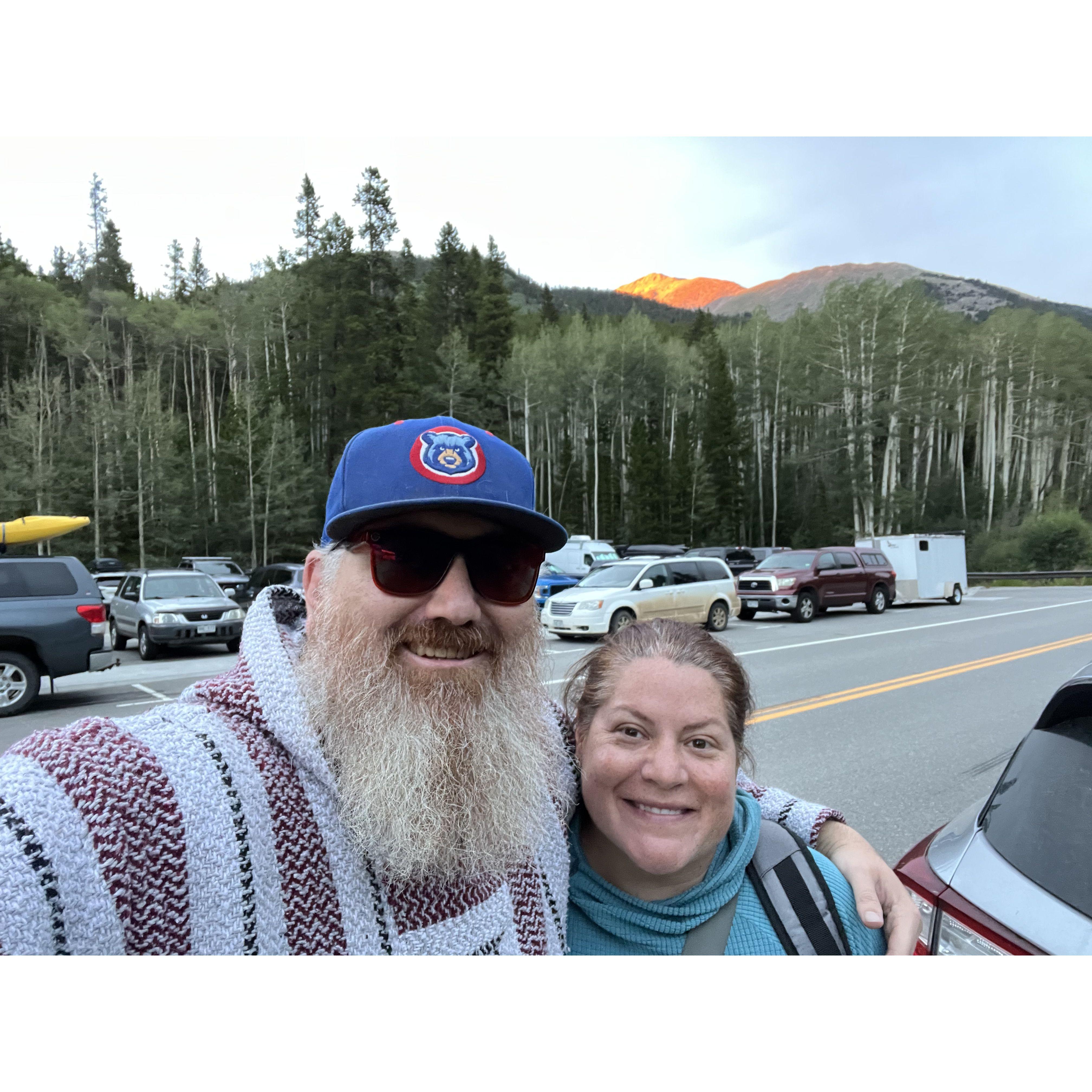Cottonwood Pass alpenglow