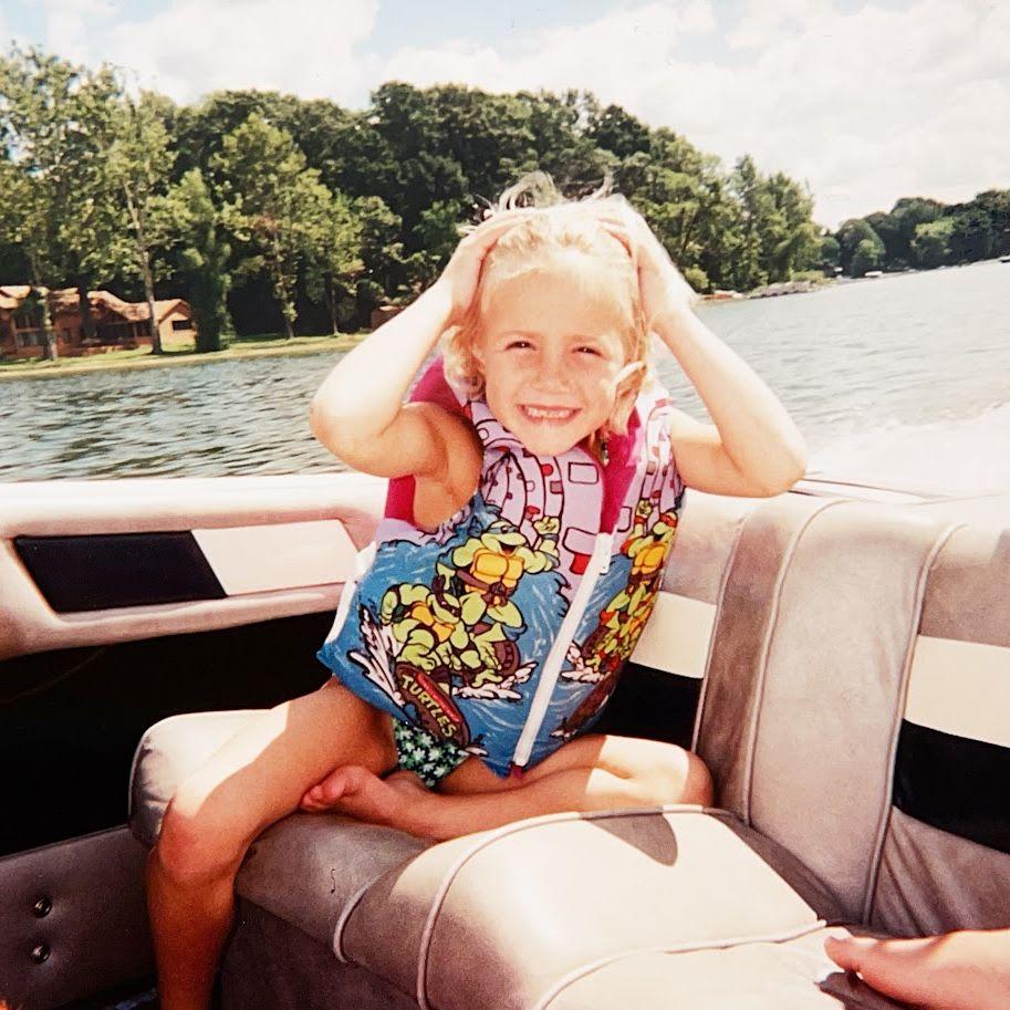 Little Maggi on the water