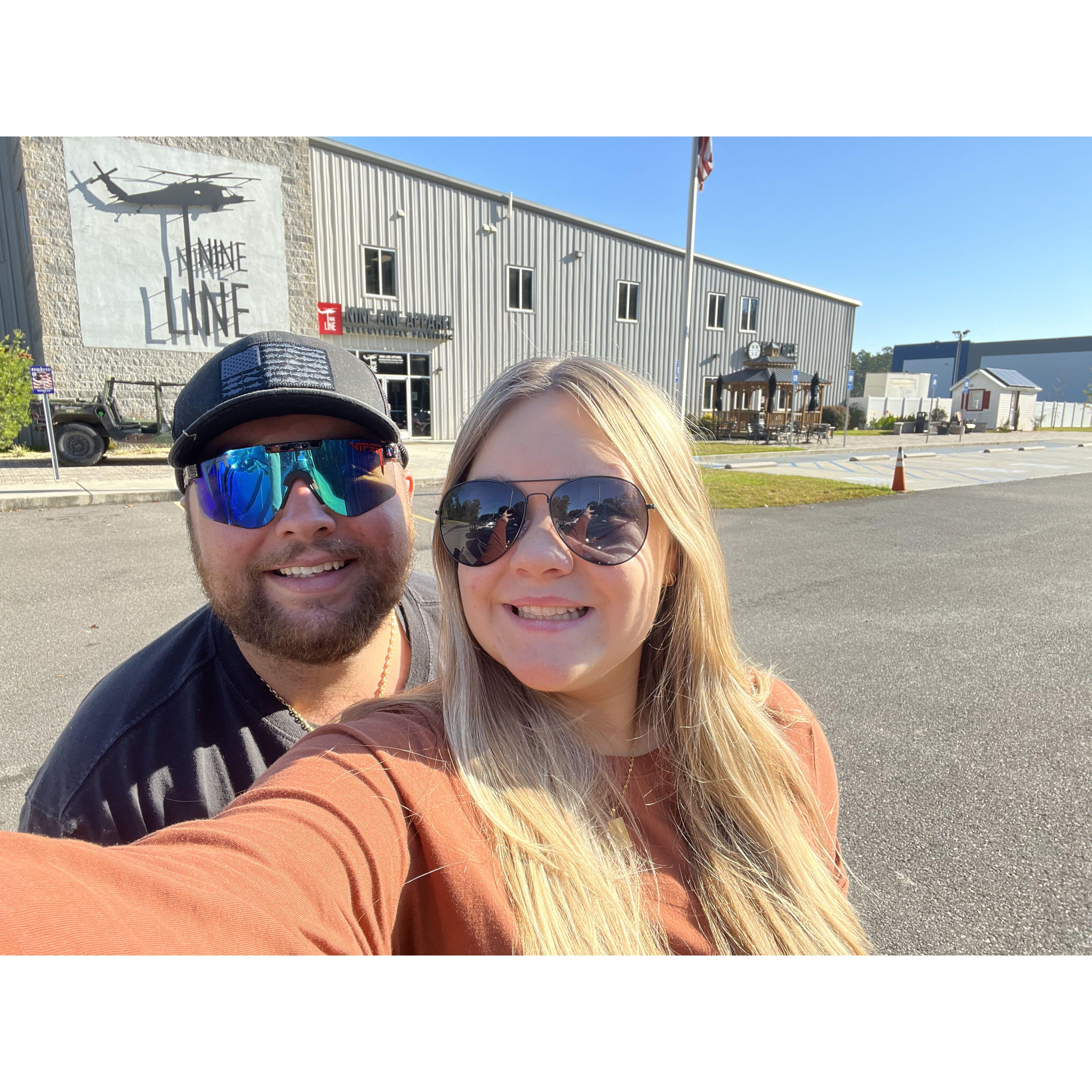 One of our many trips up to the mountains!