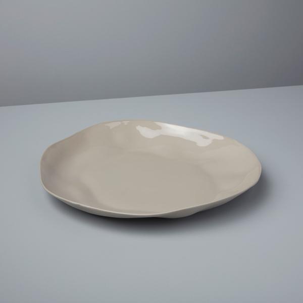 Tam Stoneware Platter, Pearl