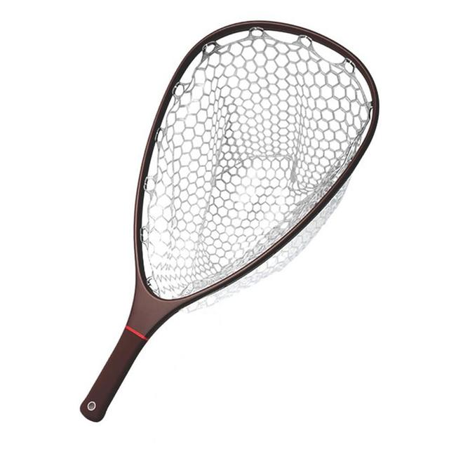 Aventik Fly Floating Fishing Net Carbon Fiber Landing Trout Net Light Weight Clear Rubber Ghost Net Catch & Release