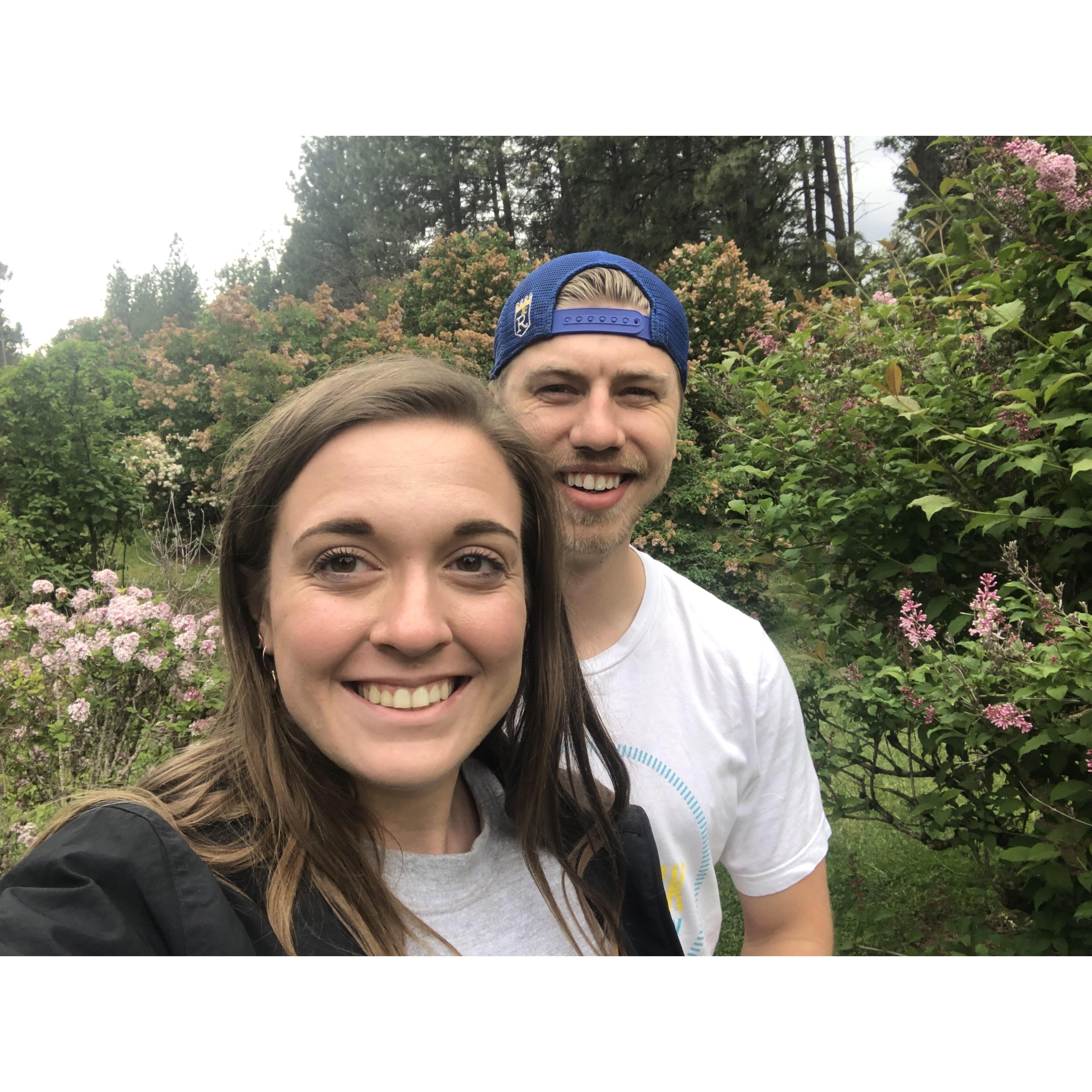 Spending time in Spokane, WA, where Abby attends graduate school at Gonzaga.