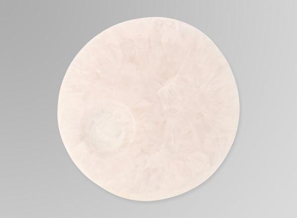 Medium Resin Moon Cheese Platter - Chalk Swirl