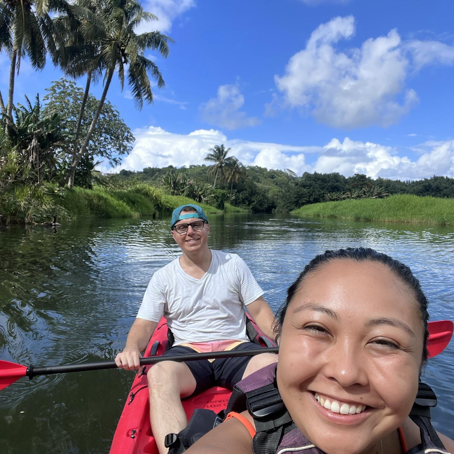 Kayaking in Kauai