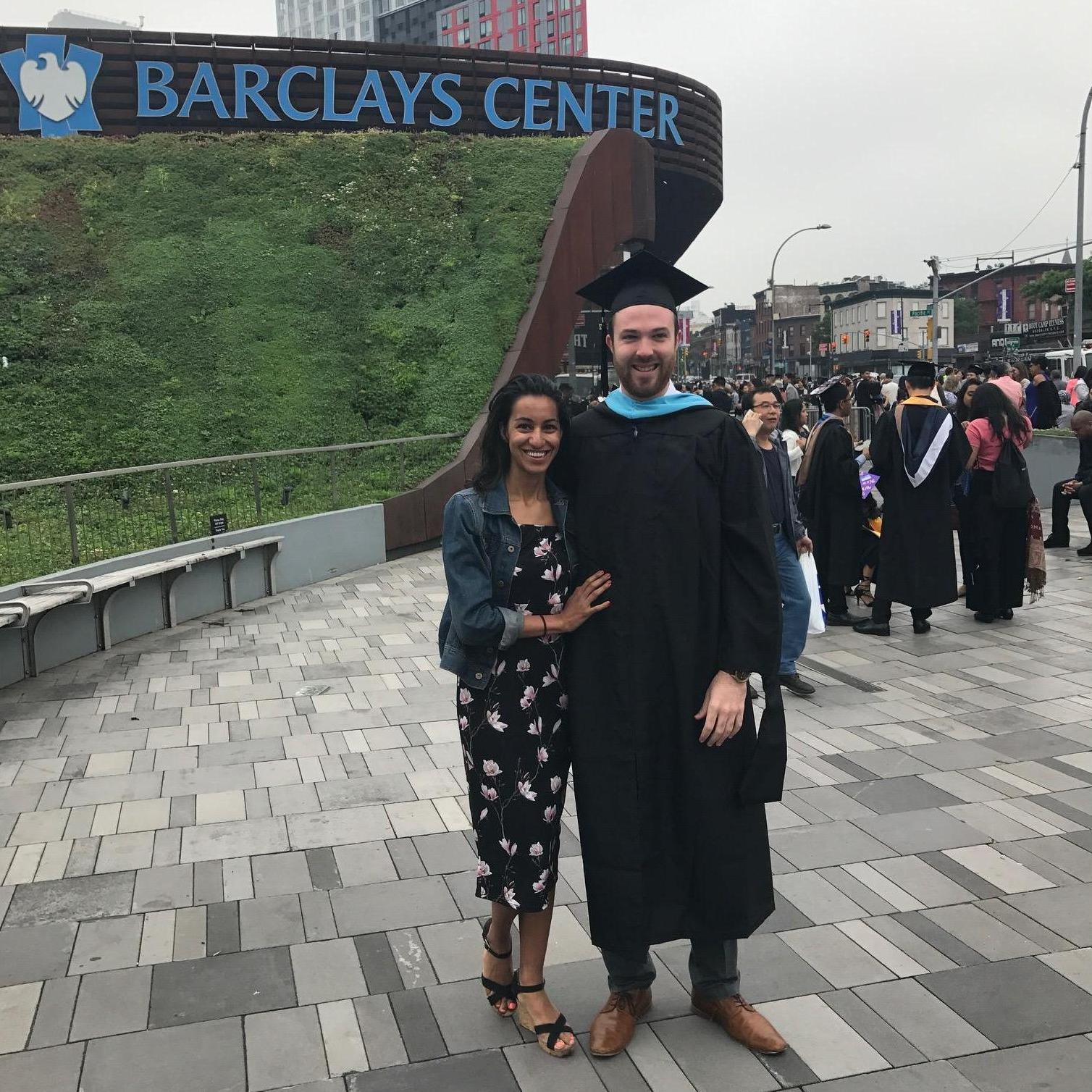 Kieran’s graduate school commencement @ Brooklyn’s Barclays Center.