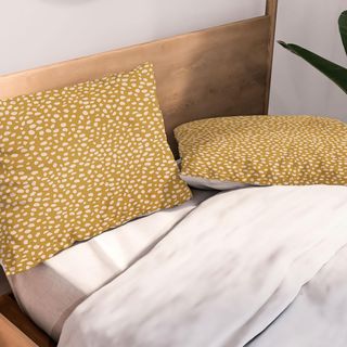 Jaguar Yellow Pillow Sham, Set of 2