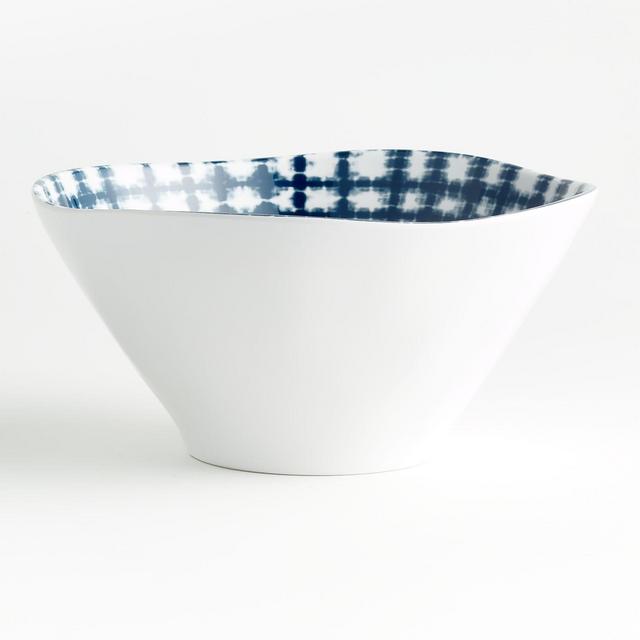 Marin Shibori Melamine Serve Bowl