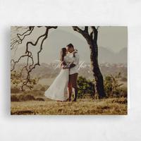 White Wedding Thank You - Horto Photo