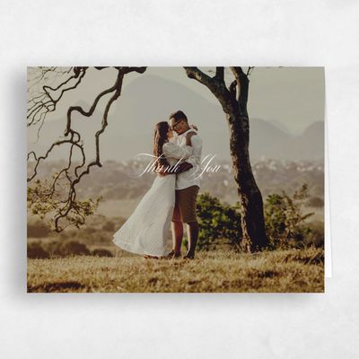 White Rustic Wedding Thank You - Horto Photo