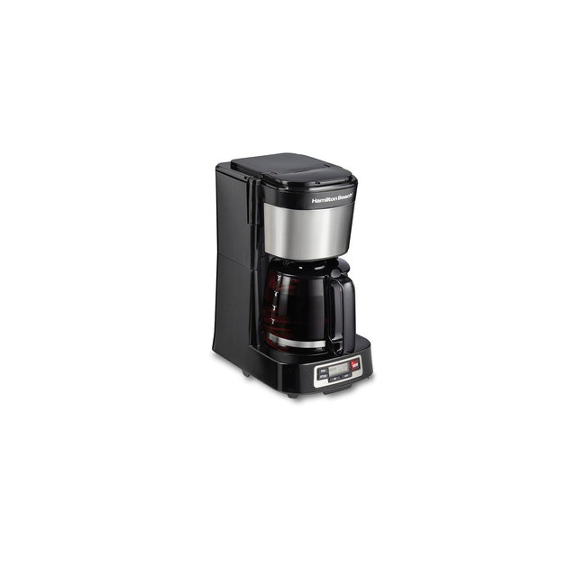 Hamilton Beach® 5 Cup Compact Coffee Maker with Programmable Clock